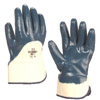 Heavy Duty Nitrile Dipped Work Glove with Safety Cuff, Many Sizes available