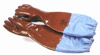PVC single dipped glove with Arm Extention , light blast abrasive use or kerosene work